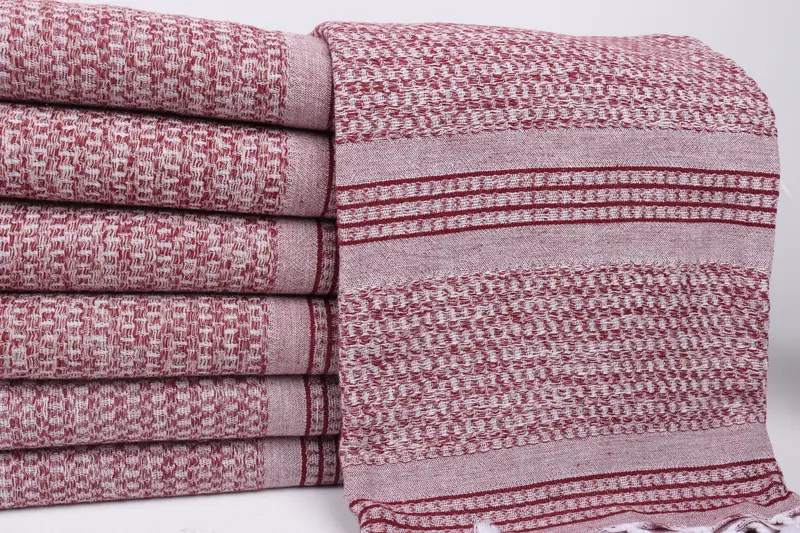 Gym Towel, Custom Gift, Gift For Bride, 70x36 Linen Striped Towel, Beach Towel Bulk, Organic towel, Organic Turkish towel, Sand-Resistant Peshtemal - 4