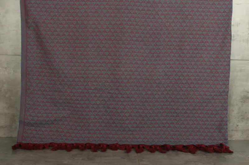 Boho Throw Blankets, Beach Wedding Favor, Handmade Gift, Throw Blanket Couch, Extra Large Tablecloth, Tablecloth, 88x76 Cotton Heart Design  Towel - 8