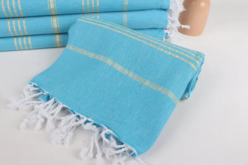 Sand-Resistant Peshtemal, 70x40 Cotton Striped Towel, Sand-resistant towel, Bachelorette Favor, Custom Bath Towel, Beach Towel Bulk, Gift For Him - 4