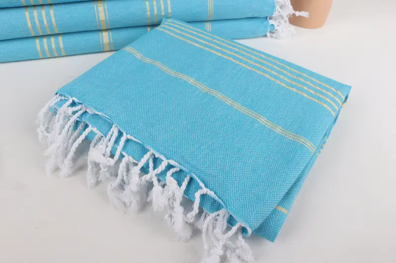 Sand-Resistant Peshtemal, 70x40 Cotton Striped Towel, Sand-resistant towel, Bachelorette Favor, Custom Bath Towel, Beach Towel Bulk, Gift For Him - 5