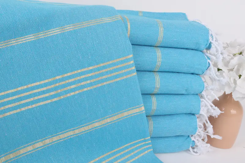 Sand-Resistant Peshtemal, 70x40 Cotton Striped Towel, Sand-resistant towel, Bachelorette Favor, Custom Bath Towel, Beach Towel Bulk, Gift For Him - 1