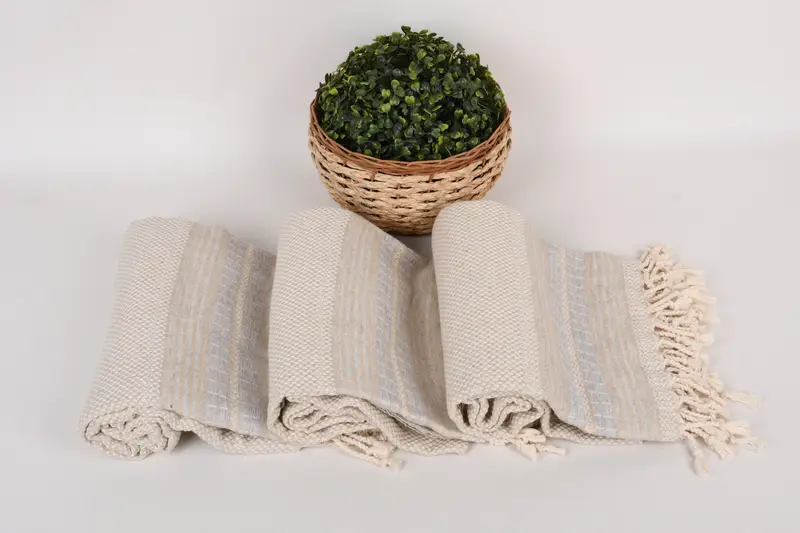 Personalised Gift, Beach Towel Personalized, Spa Gift Towel, Housewarming Gift, Personalized Towel, 68x40 Linen Striped Towel, Turkish Towel Beach - 8