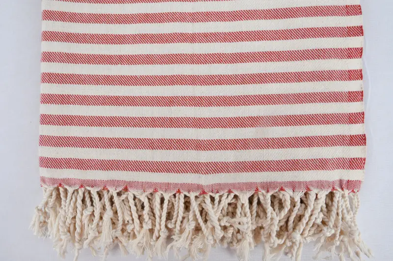 Personalized Dish Towel, Best Friend Wedding Gift, Monogrammed Hand Towel, Monogram Hand Towel, 40x24 Cotton Striped Towel, Memorial Gift - 5