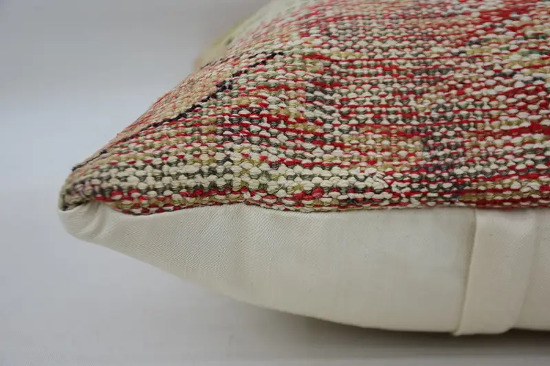 Anatolian Pillow, Boho Pillow Sham Cover, Pillow for Sofa, Pillow Cover, Antique Pillows, Boho Chic Pillow, 18x18 Beige Cushion Case - 5