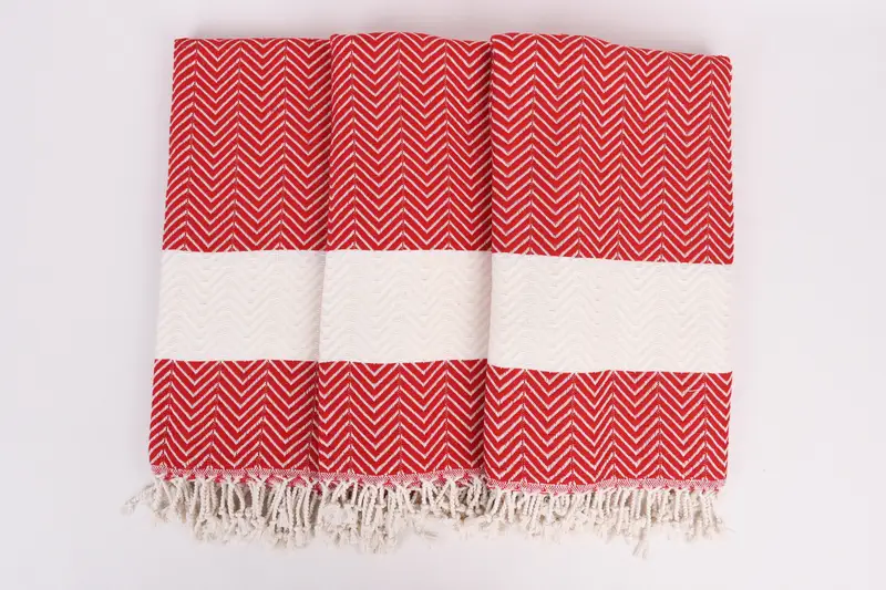 70x40 Cotton Zig zag Towel, Bath towel, Valentines Day Gift Idea, Peshtemal Towel, Yoga Towel, Custom Gift, Girl Trip Party Favor, Housewarming Gift - 7