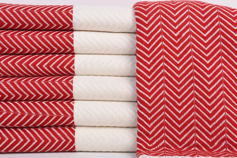 70x40 Cotton Zig zag Towel, Bath towel, Valentines Day Gift Idea, Peshtemal Towel, Yoga Towel, Custom Gift, Girl Trip Party Favor, Housewarming Gift - 1