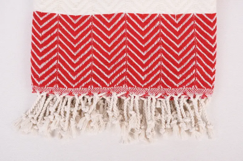 70x40 Cotton Zig zag Towel, Bath towel, Valentines Day Gift Idea, Peshtemal Towel, Yoga Towel, Custom Gift, Girl Trip Party Favor, Housewarming Gift - 3