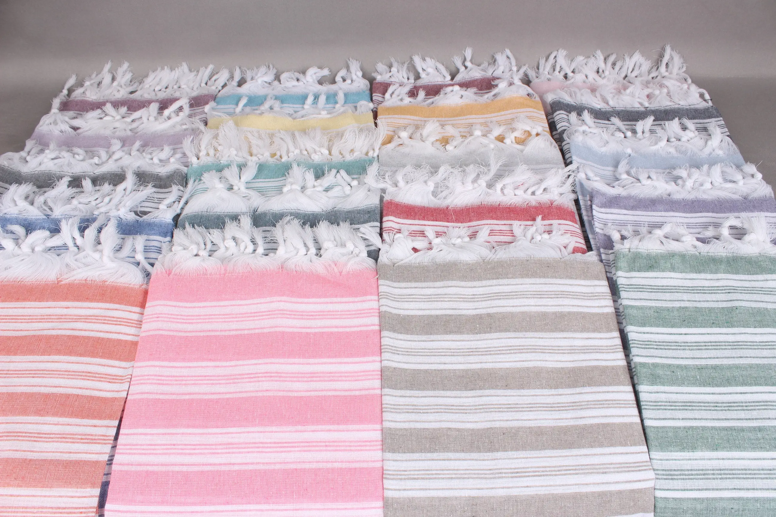 Custom Turkish Towel Beach & Tropical Wedding Gift, Organic Cotton, 37x65 Inches - 1