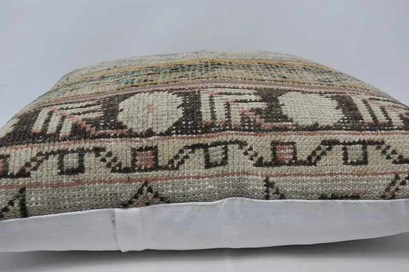 Traditional Cushion Cover, Kilim Pillow Cover, Turkish Pillow, Pillow, 28x28 Yellow Pillow, Turkish Kilim Pillow, Tribal Cushion Cover - 5