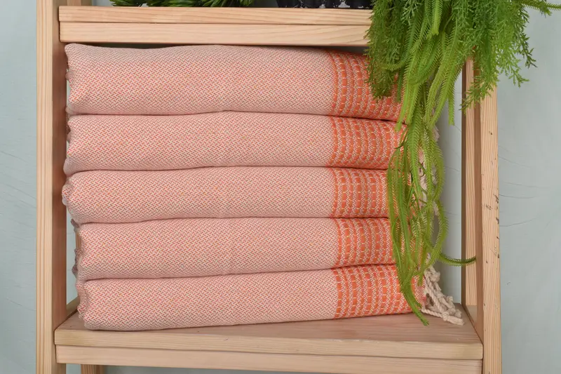 Small Bath Towels Organic Cotton/Linen, 40x20 inches