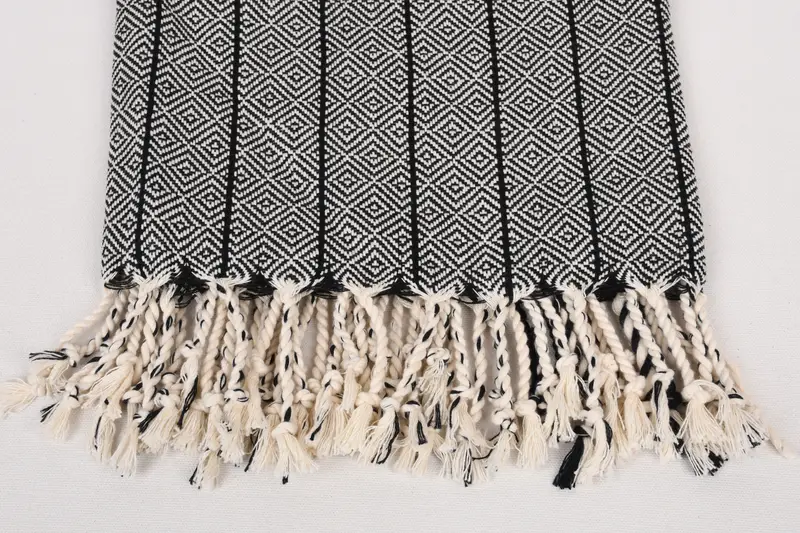 Bridal Party Gifts, Lightweight Turkish towel, Hammam Towel USA, 68x38 Cotton Diamond Towel, Cotton towel, Organic Beach Towel, Absorbent towel - 3