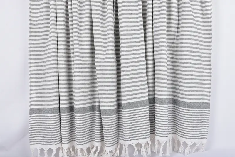 Boyfriend Christmas Gift, Absorbent Turkish towel, 68x40 Cotton Striped Terry Towel, Custom Wedding Gift, Kids Beach Towel, Bachelorette Party Gift - 8