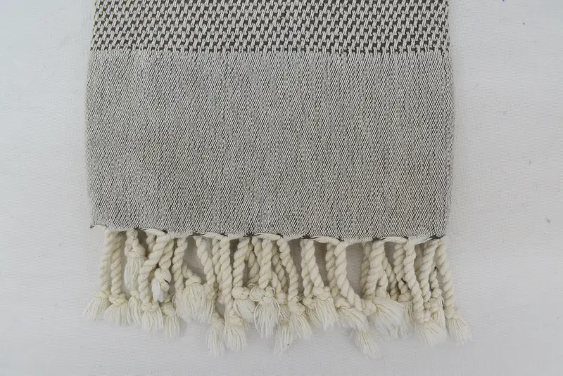 Plaj düğün lehine, en iyi arkadaş hediye fikirleri, monogram mutfak havlu, monogramlı el havlu, kişiselleştirilmiş hediyeler, 44x24 pamuklu polka nokta havlu - 5