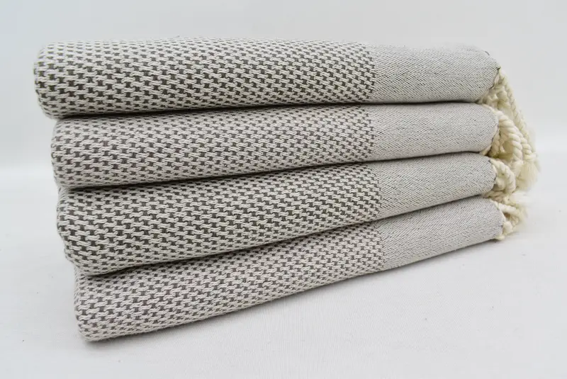 Plaj düğün lehine, en iyi arkadaş hediye fikirleri, monogram mutfak havlu, monogramlı el havlu, kişiselleştirilmiş hediyeler, 44x24 pamuklu polka nokta havlu - 3