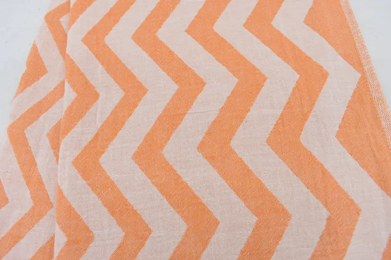 Monograma Toalla de baño turco, poca de té de monograma, toalla de mano personalizada, toallas de baño, toalla de diseño en zigzag de algodón 40x24, toalla de cocina de monograma - 6
