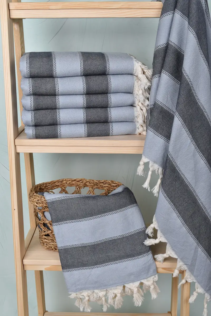 Bridal Shower Favor, 68x36 Cotton Striped Towel, Mexico Bachelorette Party Gifts, Gift For Him, Bachelorette Party Gift, Personalized Turkish Towel - 3