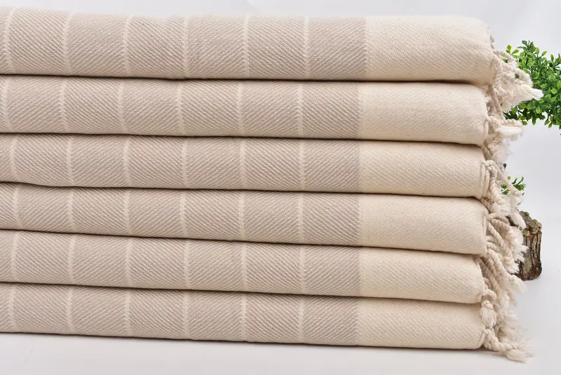 Düğün Günü için Hediye, Monogram Mutfak Havlu, Banyo Havlu, Sevgililer Günü Hediyesi, Küçük Banyo Havlusu, Ev Taşıma Hediyesi, 36x16 Pamuk Çizgili Havlu - 3