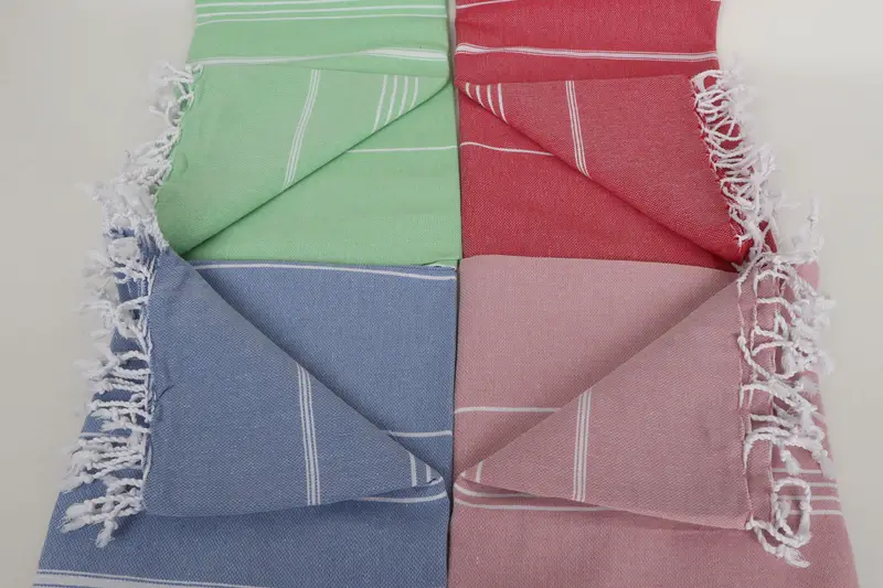 Spa Towel, Embroidery Towels, Sand-resistant towel, 70x40 Cotton Striped Towel, Family Gift Basket, Bachelorette Party Gift, Best Beach Towel - 4