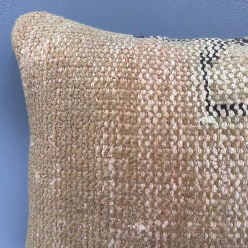 Vintage Throw Pillow Sham, Cushion, Bench Pillow Cover, Turkish Pillow, 12x12 Yellow Pillow Cover, Home Decor Pillow, Pillow for Sofa, Toss Pillow - 5