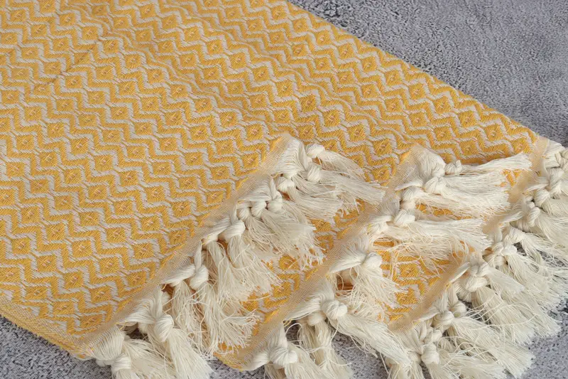 Personalized Hand Towel, Gift For Best Friend, Turkish Towel Hand Towel, Gift For Him, 36x18 Cotton Diamond Towel, Kitchen Towel, Holiday Towel - 5