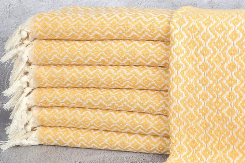 Personalized Hand Towel, Gift For Best Friend, Turkish Towel Hand Towel, Gift For Him, 36x18 Cotton Diamond Towel, Kitchen Towel, Holiday Towel - 1