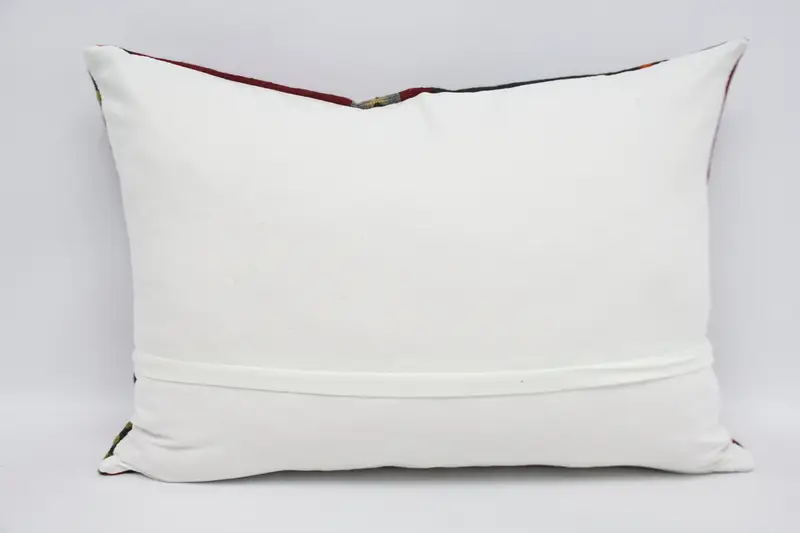 Yoga Cushion Case, Pillow Sham, Sofa Cushion, 20x28 Red Cushion Case, Ethnical Kilim Rug Pillow, Throw Kilim Pillow, Antique Pillows - 6