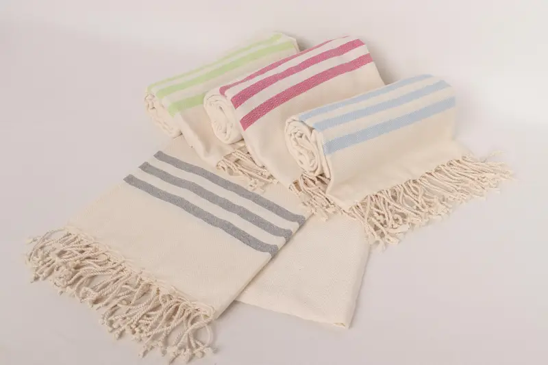Lightweight Turkish towel for beach, Personalized Towel, Bachelor Gift, 70x40 Cotton Striped Towel, Personalized Bridesmaid Gift, Bachelorette Gifts - 4