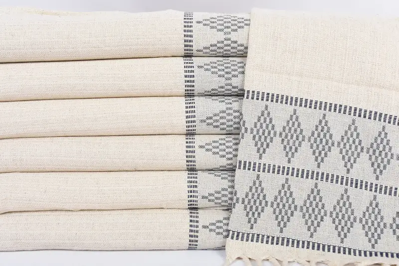 Wedding Favors, Custom Name Towel, Bridal Shower Gift, Bathroom Towels, Bridesmaid Proposal Gift, Wedding Gift, 40x20 Linen Kilim Design Towel - 2