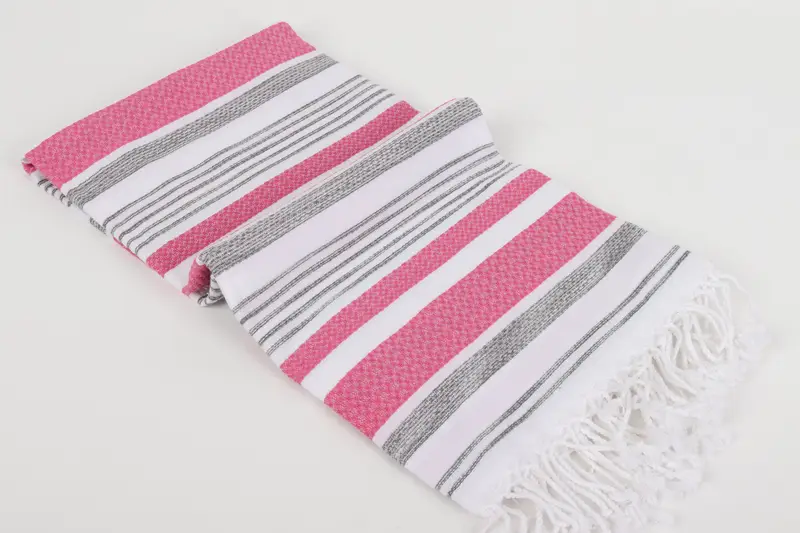 Monogram Turkish Towel, Housewarming Gift, Bridesmaid Towel, Bridesmaid Favors, Wedding Gift, Turkish bath towel for spa, 70x40 Cotton Striped Towel - 6