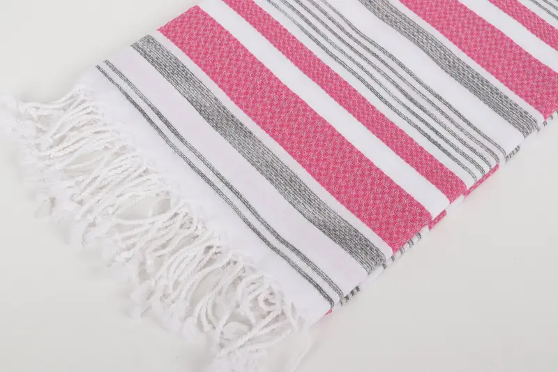 Monogram Turkish Towel, Housewarming Gift, Bridesmaid Towel, Bridesmaid Favors, Wedding Gift, Turkish bath towel for spa, 70x40 Cotton Striped Towel - 7