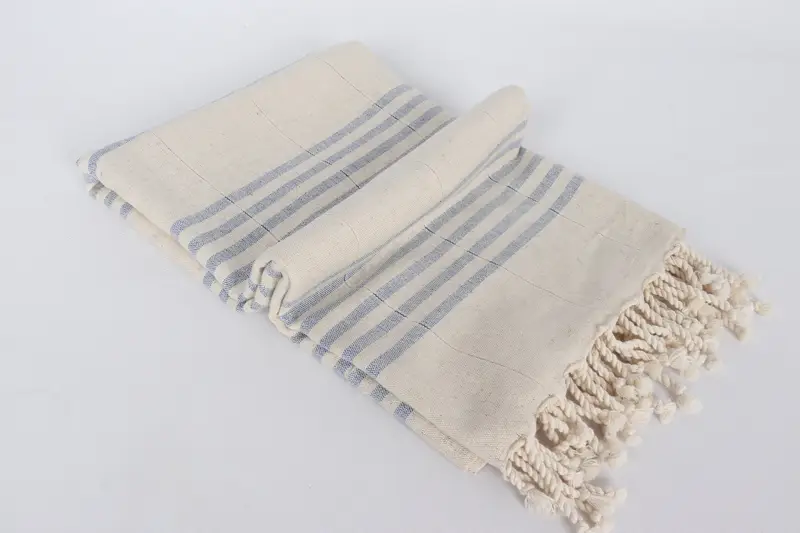 Bridesmaid Gift Towel, Soft towel, Best Beach Towel, 70x40 Linen Striped Towel, Boyfriend Christmas Gift, Thin and lightweight Turkish peshtemal - 6