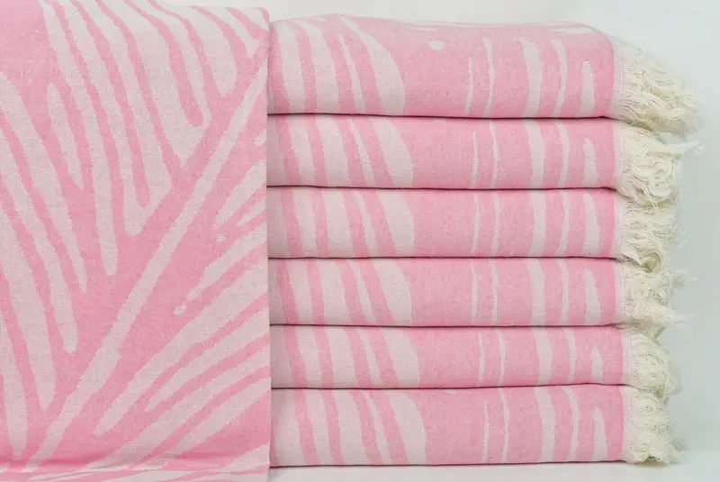 Peshtemal Towel, Home Decor Gifts, Luxury Turkish Bath Towel, 70x40 Cotton Floral Design Towel, Christmas Favors, Thin towel, Large Turkish Towel - 2
