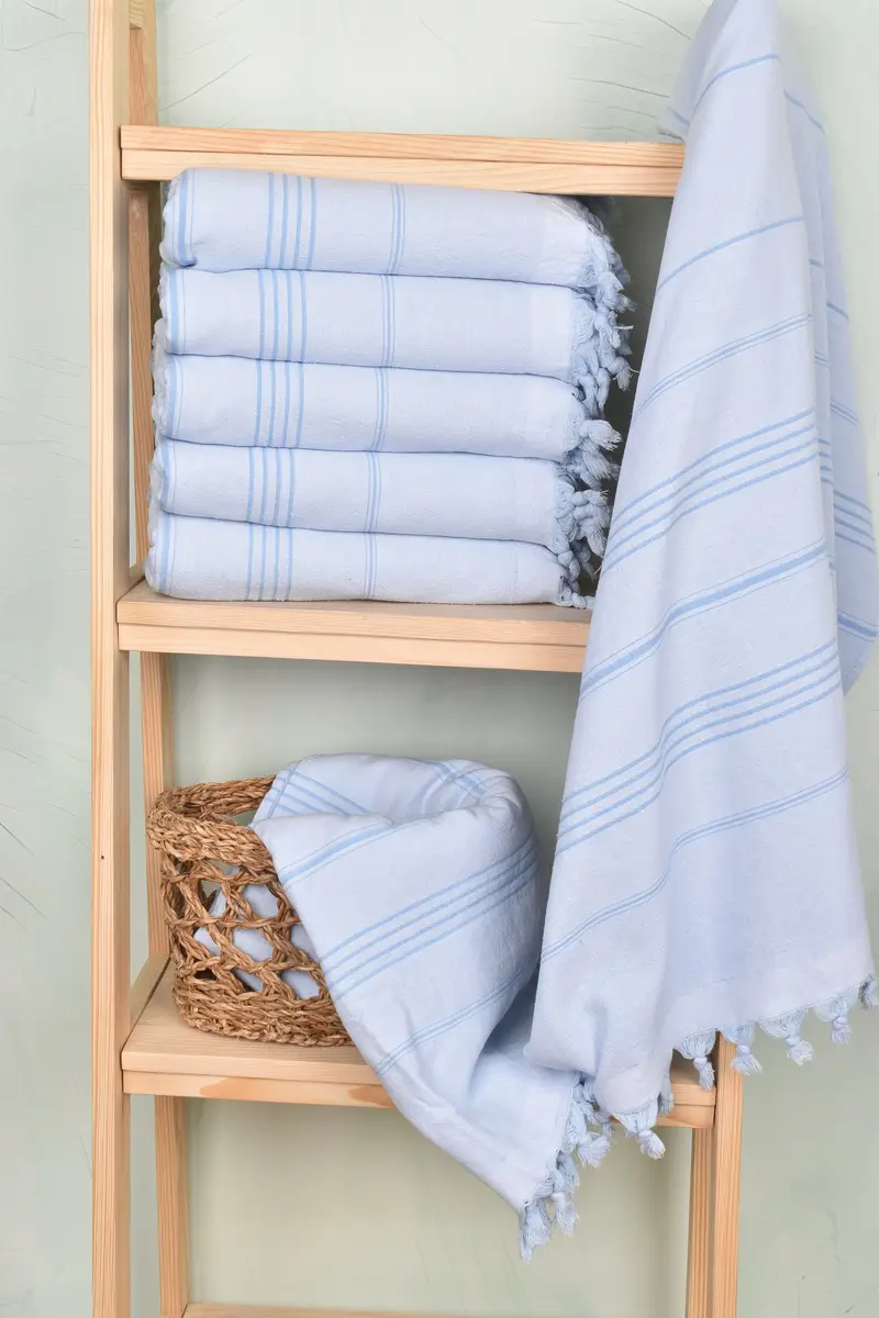 Gift Towel, Wedding Anniversary Gift, Valentines Day Gift For Her, Custom Towel, 68x36 Cotton Striped Terry Towel, Cotton towel, Turkish beach towel - 3