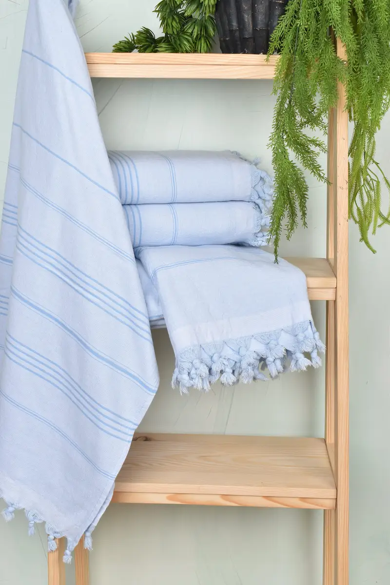 Gift Towel, Wedding Anniversary Gift, Valentines Day Gift For Her, Custom Towel, 68x36 Cotton Striped Terry Towel, Cotton towel, Turkish beach towel - 6