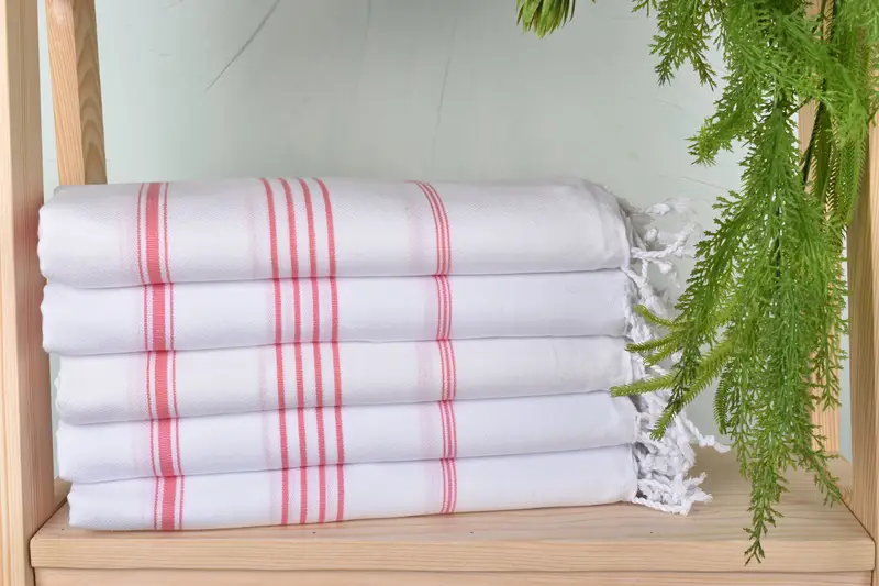 Gift For Him, Personalized Wedding Gift For Couple, Handwoven Turkish bath towel, Luxury towel, 70x40 Cotton Striped Towel, Bachelorette Gifts - 2