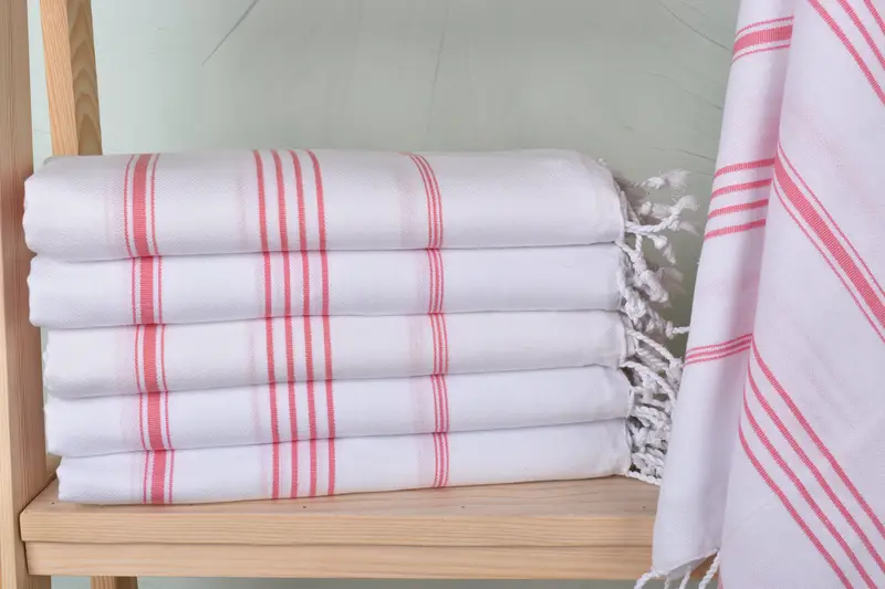 Gift For Him, Personalized Wedding Gift For Couple, Handwoven Turkish bath towel, Luxury towel, 70x40 Cotton Striped Towel, Bachelorette Gifts - 1