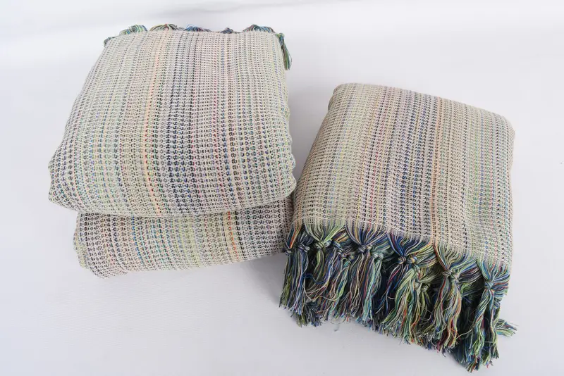 Decorative Blanket, 100x80 Cotton Waffle Towel, Housewarming Gift, Organic Throw, Bachelor Party Gifts, Throw Blanket Couch, Wedding Hand Made Gift - 7