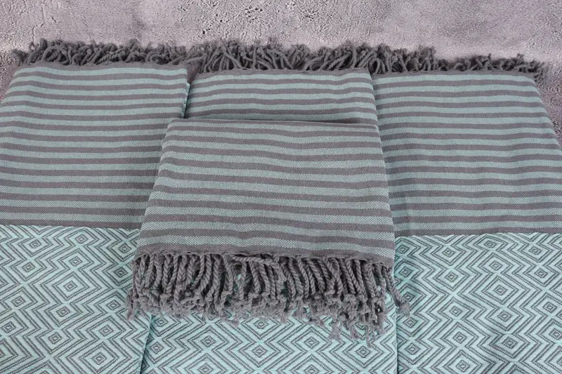 Bachelorette Party Gift, Scarf Towel, 70x40 Cotton Diamond Towel, Beach towel, Anniversary Gift For Her, Monogram Towels, Peshtemal Towel, Gym Towel - 4
