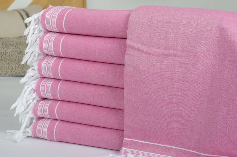 Organic Throw, Throw Blanket Couch, Turkish Bedcover, Turkish Throw Blanket, Woven Blanket, Tablecloth, 92x56 Cotton Striped Towel, Memorial Gift - 2
