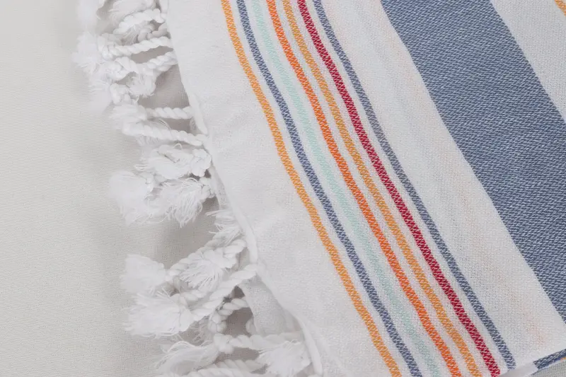 Wedding Anniversary Gift, Wedding Gifts Towel, Spa Towel, Lightweight Turkish towel, Peshtemal Towel, Home Decor Towel, 76x38 Cotton Striped Towel - 7