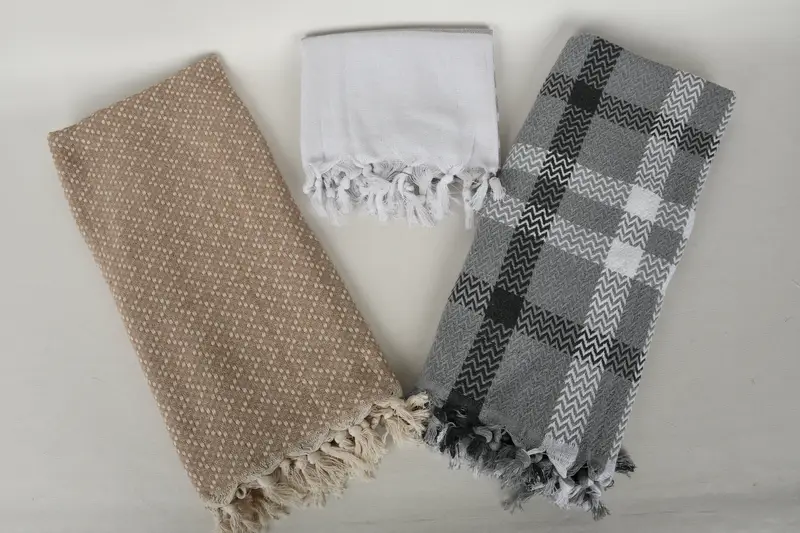 Travel Towel, Bachelorette Party Favors Beach, Organic Turkish towel, Absorbent towel, Turkish bath towel, 70x40 Cotton Set of 10 Towel, Pool Towels - 7
