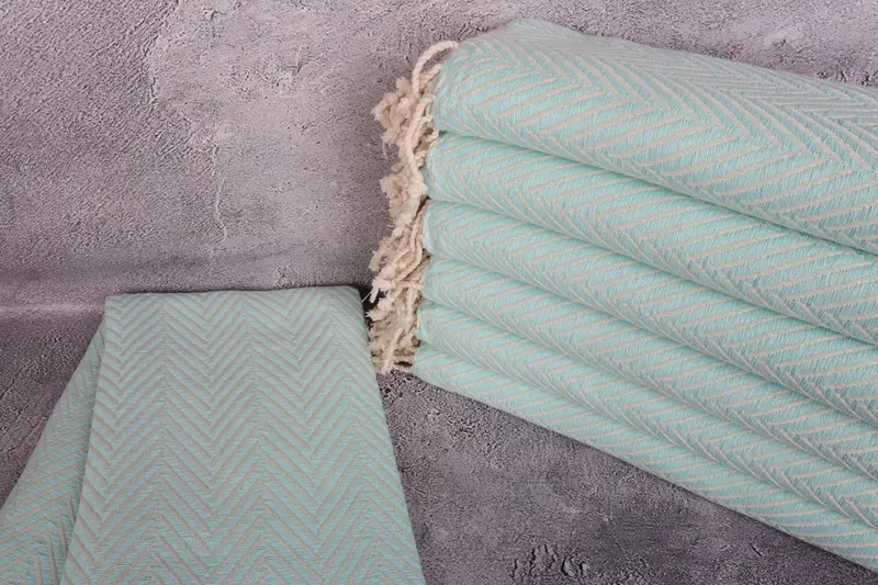 70x40 Cotton Striped Towel, Absorbent Turkish towel, House Warming Gift, Best Wedding Gift, Custom Beach Towel, Beach Towel Bulk, Custom Name Towel - 2