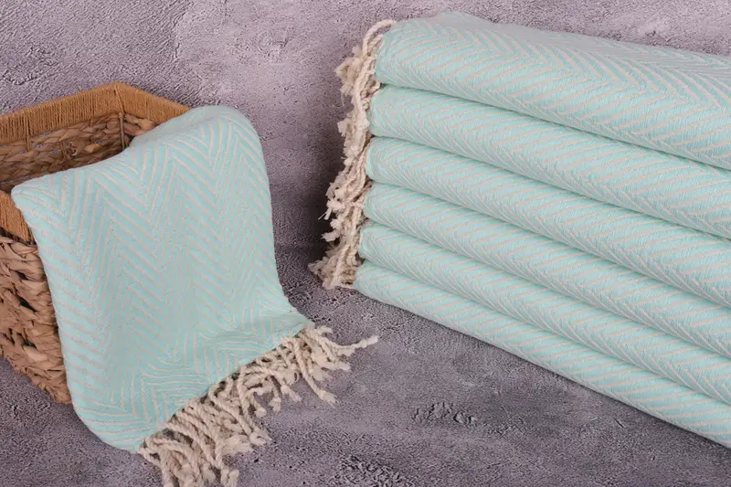 70x40 Cotton Striped Towel, Absorbent Turkish towel, House Warming Gift, Best Wedding Gift, Custom Beach Towel, Beach Towel Bulk, Custom Name Towel - 3
