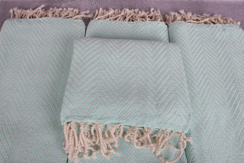 70x40 Cotton Striped Towel, Absorbent Turkish towel, House Warming Gift, Best Wedding Gift, Custom Beach Towel, Beach Towel Bulk, Custom Name Towel - 4
