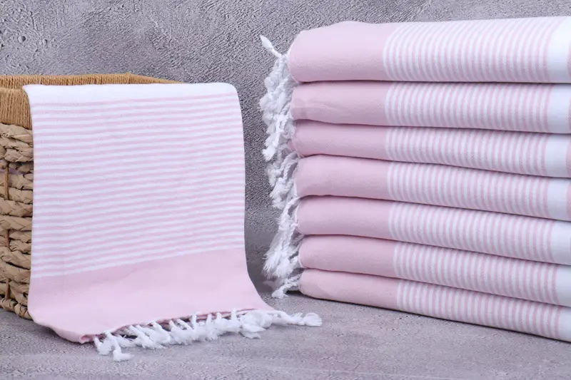 70x40 Cotton Striped Towel, Baby Boy Gift, Bachelor Gifts, Quick-dry towel, Turkish Towel Personalized, Home Decor Gifts, Family Gift Basket - 3