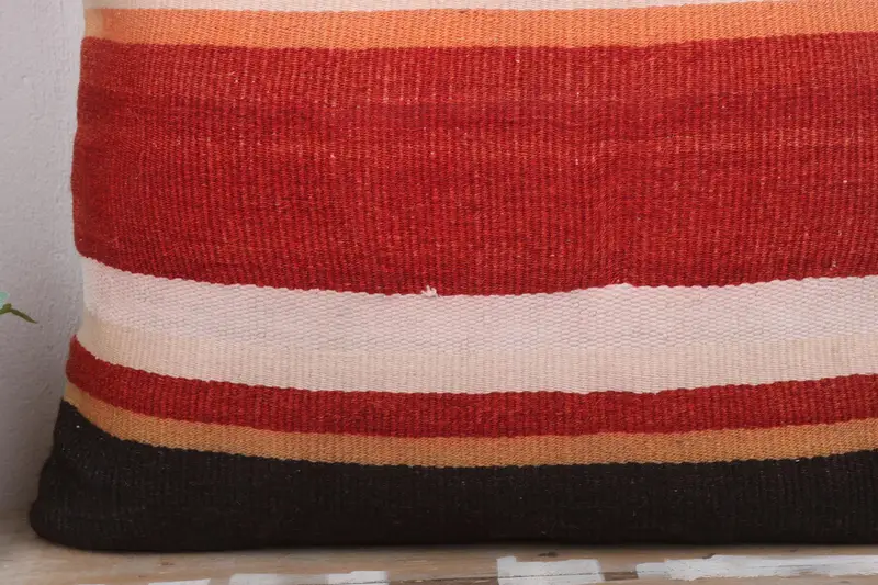Vintage Pillow, Home Decor Pillow, Pillow, Pillow for Couch, Vintage Kilim Pillow Cushion Cover, 28x28 Orange Cushion Case, Tribal Cushion Case - 3