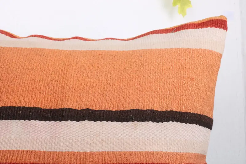 Vintage Pillow, Home Decor Pillow, Pillow, Pillow for Couch, Vintage Kilim Pillow Cushion Cover, 28x28 Orange Cushion Case, Tribal Cushion Case - 5