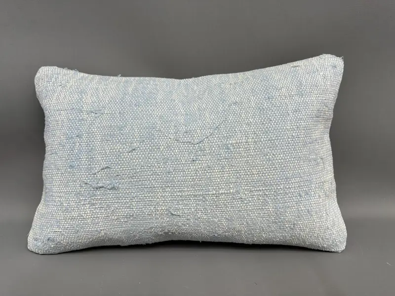 Ikat Cushion, 12x20 Beige Pillow, Turkish Rugs Cushion, Antique Pillows, Cozy Throw Pillow Sham, Gift Pillow, Ethnical Kilim Rug Pillow, Pillow - 4
