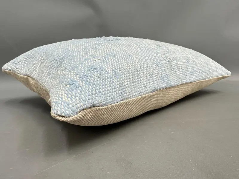 Ikat Cushion, 12x20 Beige Pillow, Turkish Rugs Cushion, Antique Pillows, Cozy Throw Pillow Sham, Gift Pillow, Ethnical Kilim Rug Pillow, Pillow - 6