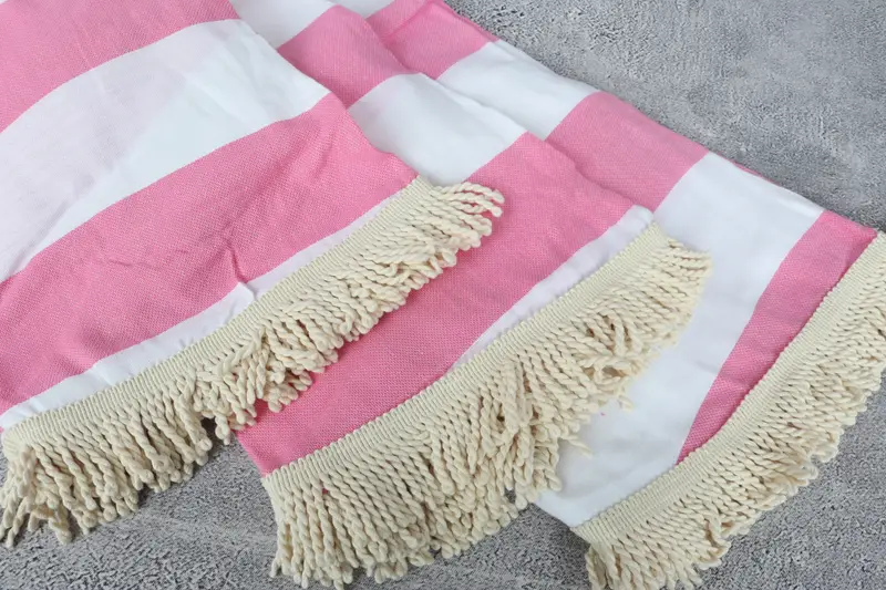 Bachelorette Party Gifts Bridesmaids, Bachelor Party Gifts, Personalized Wedding Gift, Custom Beach Towel, 64x64 Cotton Striped Round Towel - 2